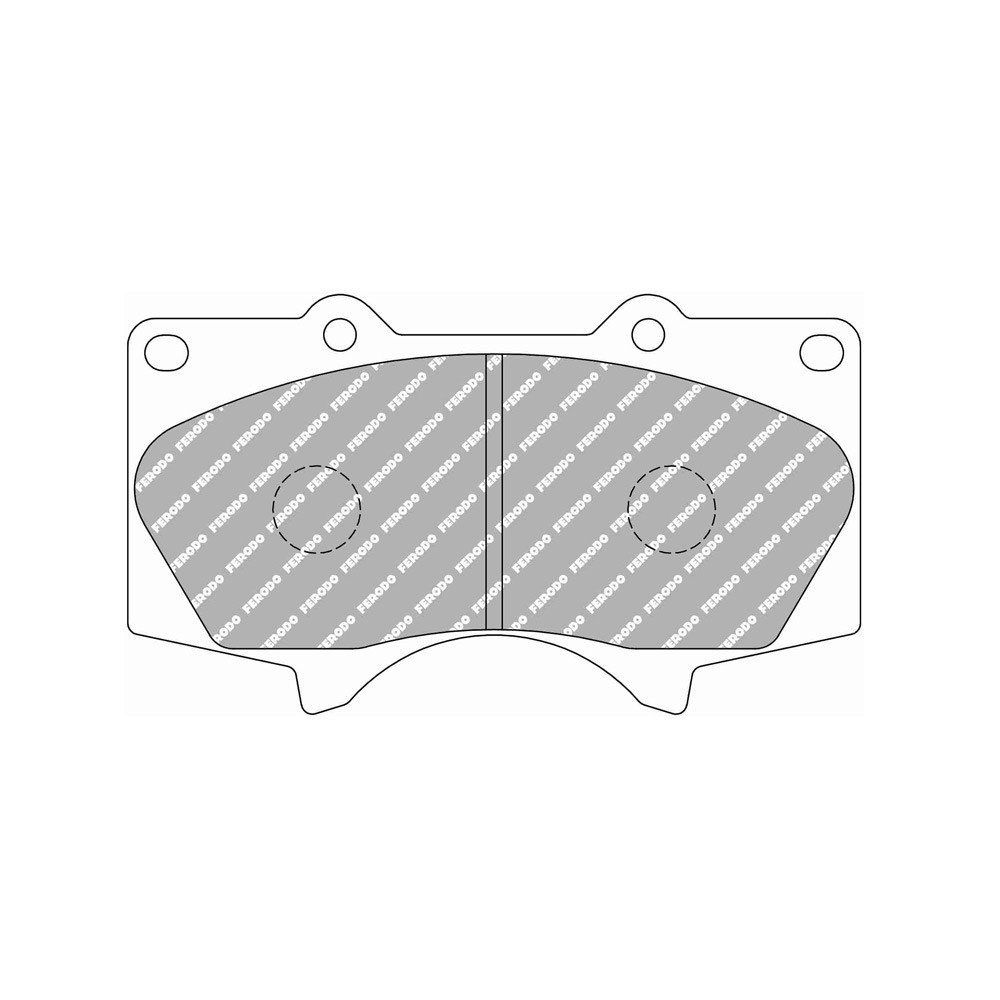 Pastillas de freno Ferodo DS2500 delantero para LEXUS GX 460 11.09 -  pinza SUMITOMOArray