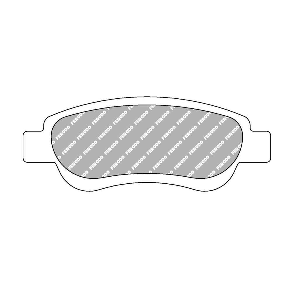 Pastillas de freno Ferodo DS2500 delantero para CITROEN C1 1.0 06.05 -  pinza BOSCHArray