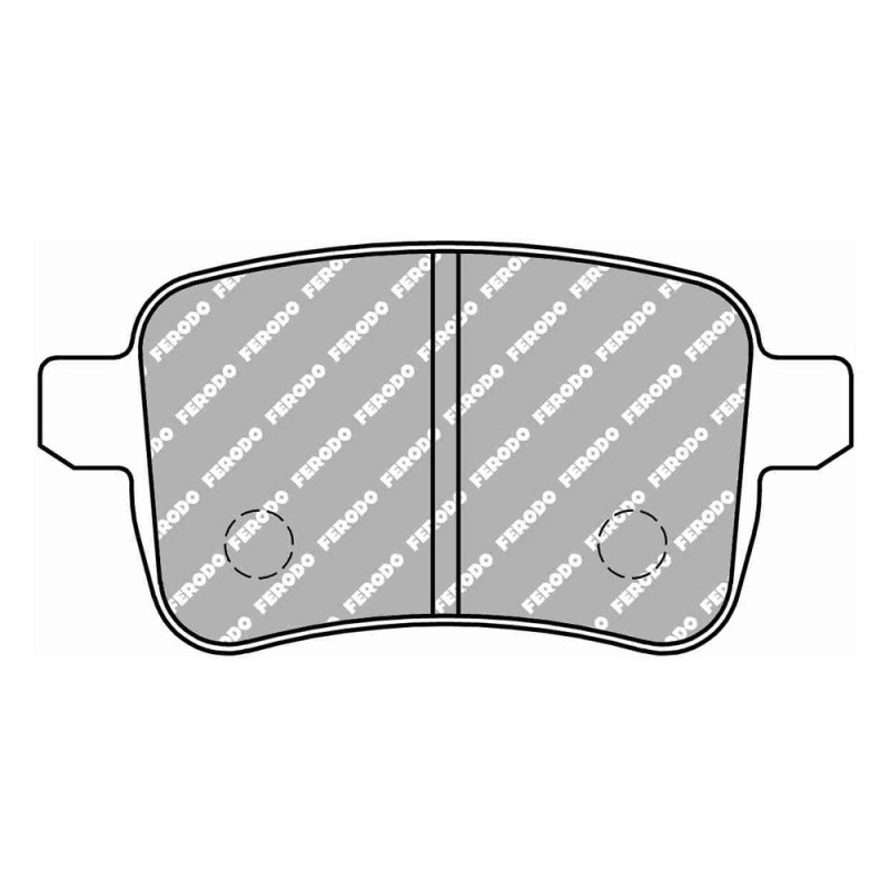 Pastilhas de travão traseiras Ferodo DS2500 para ALFA ROMEO Giulietta 1.4 BiFuel 12.11 - pinça LUCAS/TRWArray