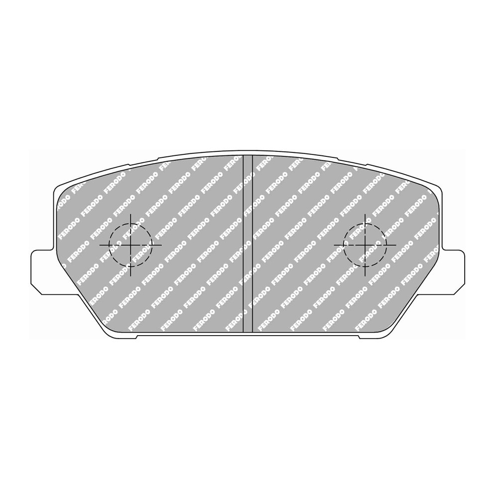 Pastilhas de travão dianteiras Ferodo DS2500 para HYUNDAI i30 2.0 N 07.17 - Pastilhas de travão Ferodo para HYUNDAI i30 2.0 N 07Array