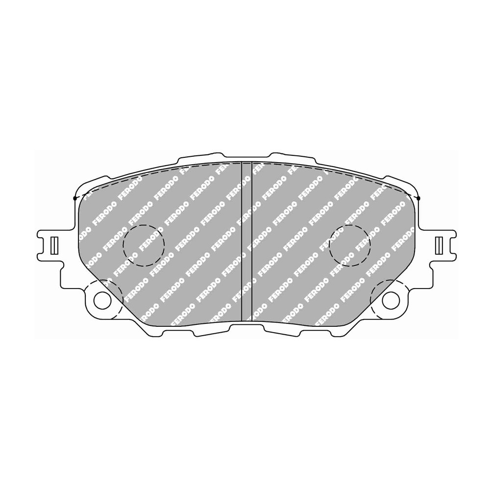 Pastilhas de travão dianteiras Ferodo DS2500 para MAZDA MX-5 (ND) 1.5 06.15 - Pinça AdvicsArray