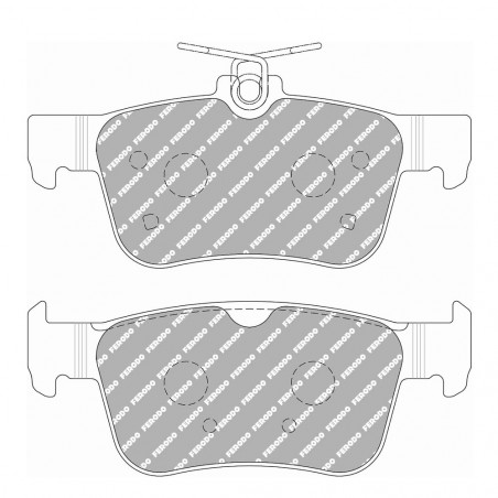 Pastillas de freno Ferodo DS2500 trasero para HONDA Civic 1.0 VTEC (FK6) 02.17 -  pinza BREMBO