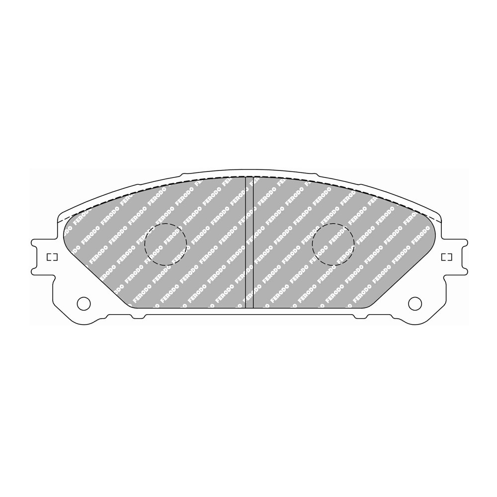 Pastillas de freno Ferodo DS2500 delantero para LEXUS NX 200t (ZGZ10_) 07.14 -  pinza ADVICSArray