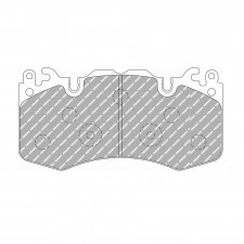 Pastillas de freno Ferodo DS2500 delantero para LAND ROVER Range Rover 4.4 D 4x4 07.10 - 08.12 pinza Brembo