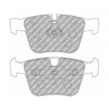 Pastillas de freno Ferodo DS2500 trasero para MERCEDES M-CLASS ML 63 AMG 4-matic (164.177) 01.06 - 12.11 pinza ATE