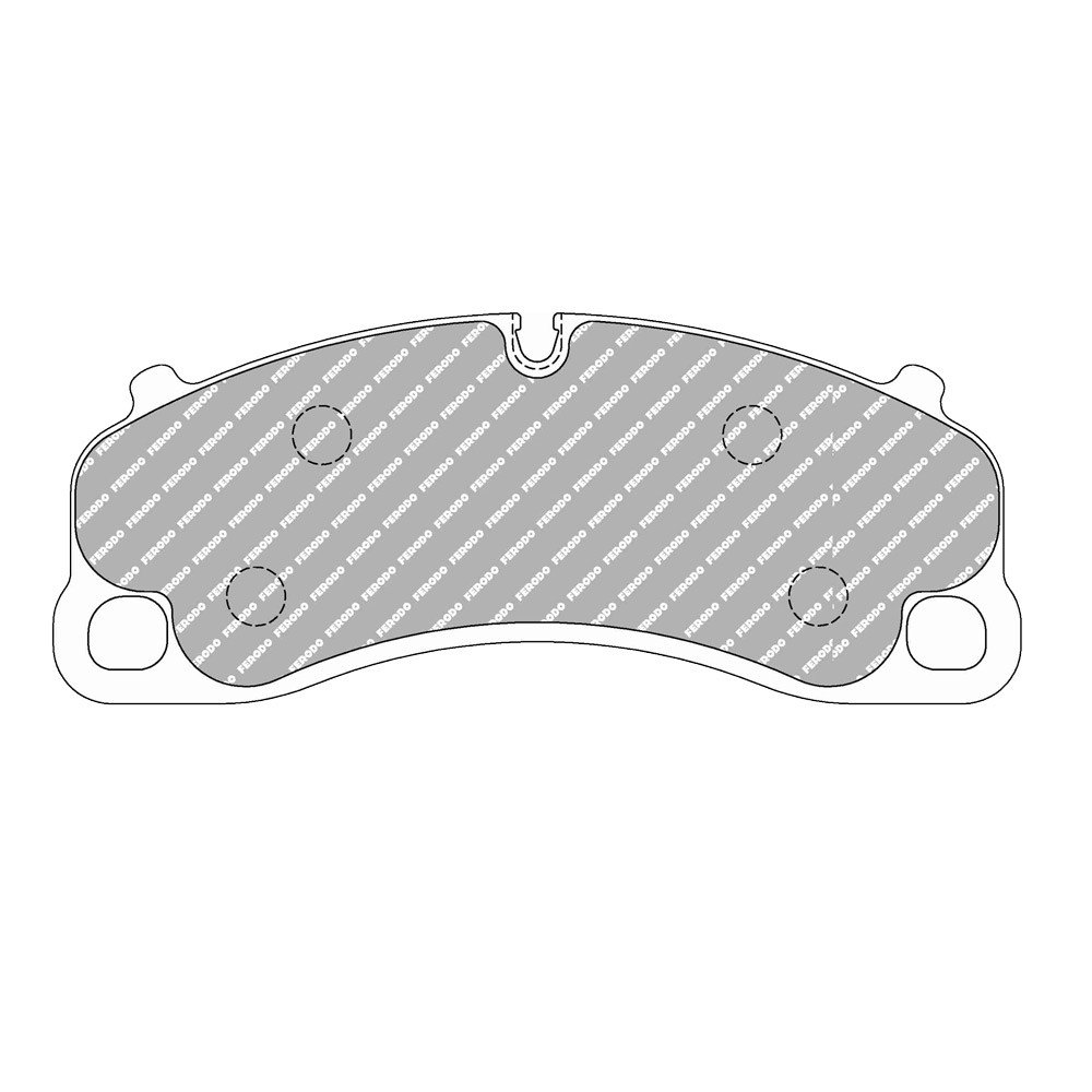 Pastillas de freno Ferodo DS2500 delantero para PORSCHE 911 3.8 GT3 08.13 -  pinza BREMBOArray