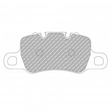 Pastilhas de travão traseiras Ferodo DS2500 para PORSCHE 911 3.8 GT3 08.13 - pinça BREMBO