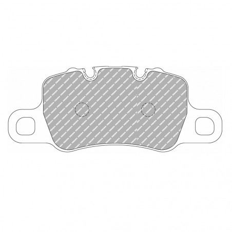 Pastillas de freno Ferodo DS2500 trasero para PORSCHE 911 3.8 GT3 08.13 -  pinza BREMBO