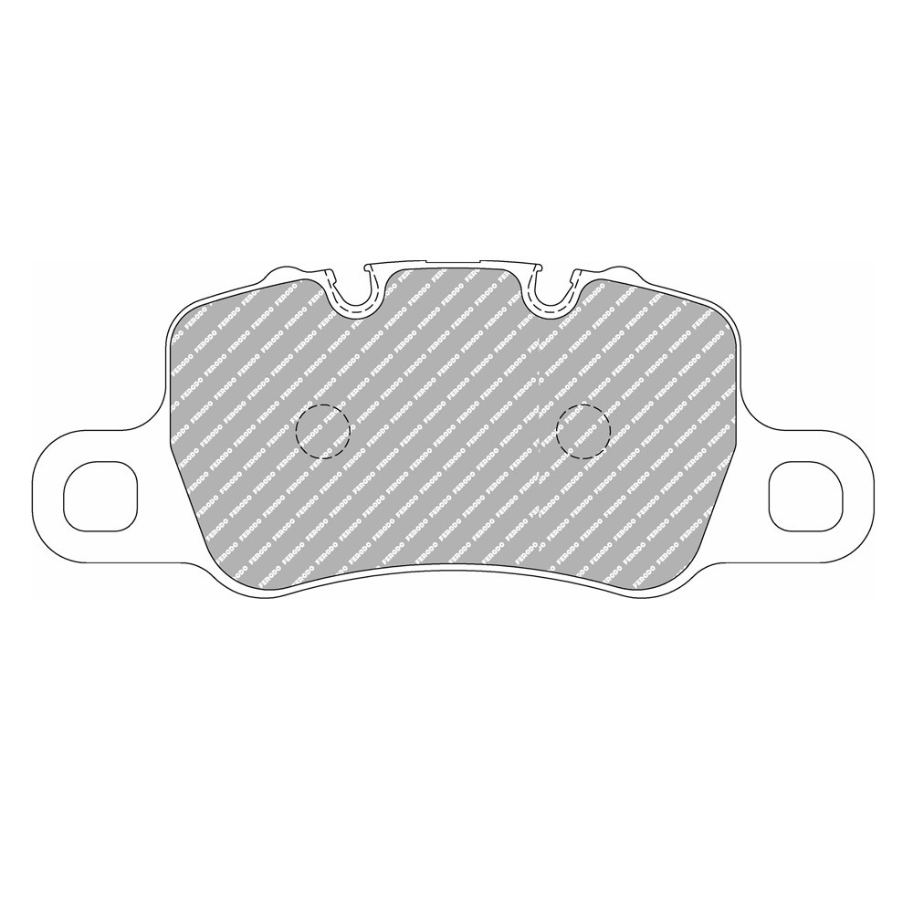 Pastillas de freno Ferodo DS2500 trasero para PORSCHE 911 3.8 GT3 08.13 -  pinza BREMBOArray