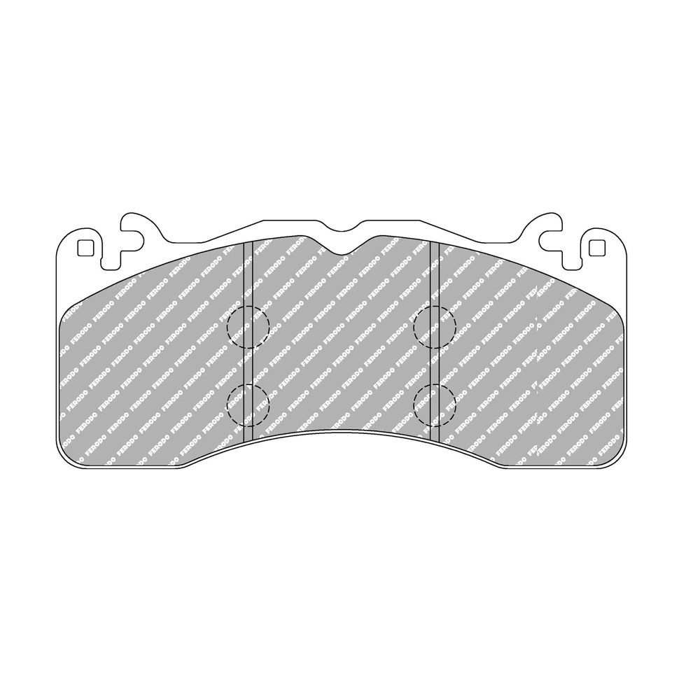 Pastillas de freno Ferodo DS2500 delantero para AUDI RS6 RS6 performance quattro 11.15 -  pinza BREMBOArray