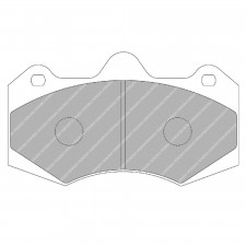 Pastillas de freno Ferodo DSUNO delantero para ASTON MARTIN Vanquish 5.9 (AP pinza) 01.01 - 12.04 pinza AP RACING