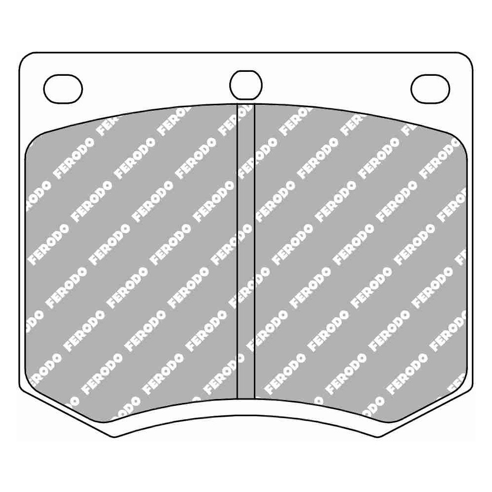 Pastilhas de travão Ferodo DSUNO dianteiras para AC ME 3000 3.0 E,M 01.75 - 12.81 pinça LUCAS/TRWArray
