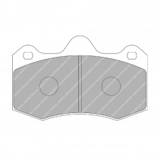 Pastillas de freno Ferodo DSUNO delantero para LOTUS Evora 3.5 05.09 -  pinza AP RACING