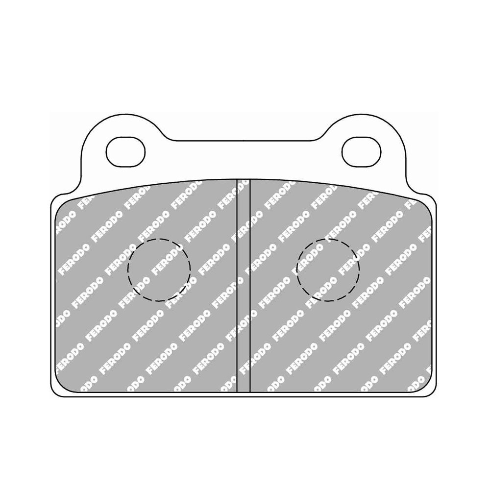 Pastillas de freno Ferodo DSUNO trasero para MITSUBISHI Lancer 2.0 EVO X 06.08 -  pinza BREMBOArray
