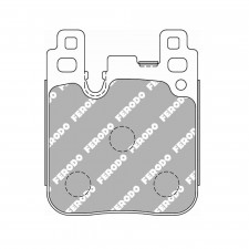 Pastillas de freno Ferodo DSUNO trasero para BMW 1 Series 114 d 10.12 -  pinza Brembo