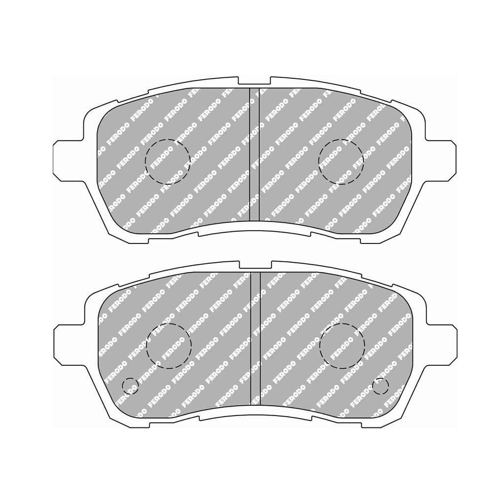 Pastillas de freno Ferodo DSUNO delantero para FORD Fiesta 1.2 16V 08.08 -  pinza LUCAS/TRWArray