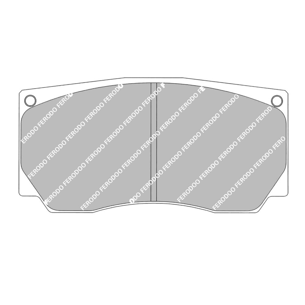 Pastilhas de travão dianteiras Ferodo DSUNO para MITSUBISHI Lancer EVO IX-X Gr.N Asfalto 01.06 - pinça BREMBOArray