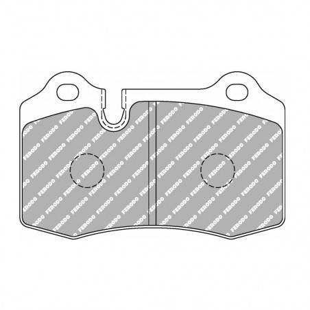 Pastilhas de travão Ferodo DSUNO dianteiras para CHEVROLET Camaro 6.2 09.15 - pinça BREMBO
