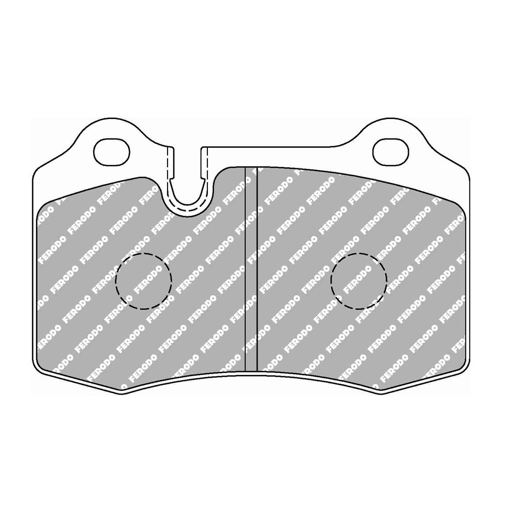 Pastilhas de travão dianteiras Ferodo DSUNO para CHEVROLET Camaro 6.2 09.15 - pinça BREMBOArray