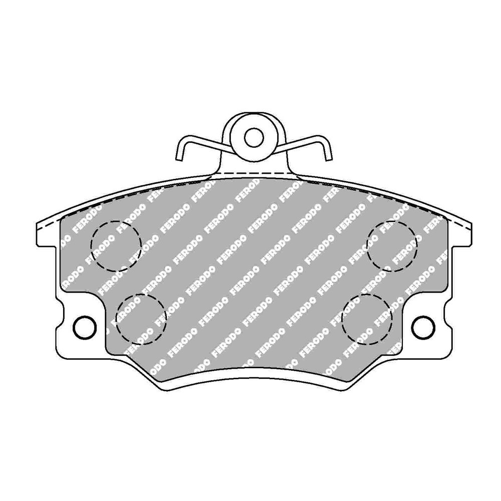 Pastillas de freno Ferodo DSUNO delantero para ABARTH Ritmo 125 TC 2.0 11.81 - 12.87 pinza LUCAS/TRWArray
