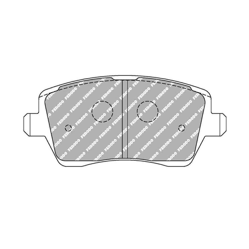 Pastilhas de travão dianteiras Ferodo DSUNO para NISSAN Micra 1.2 i K12 16V 01.03 - pinça LUCAS/TRWArray