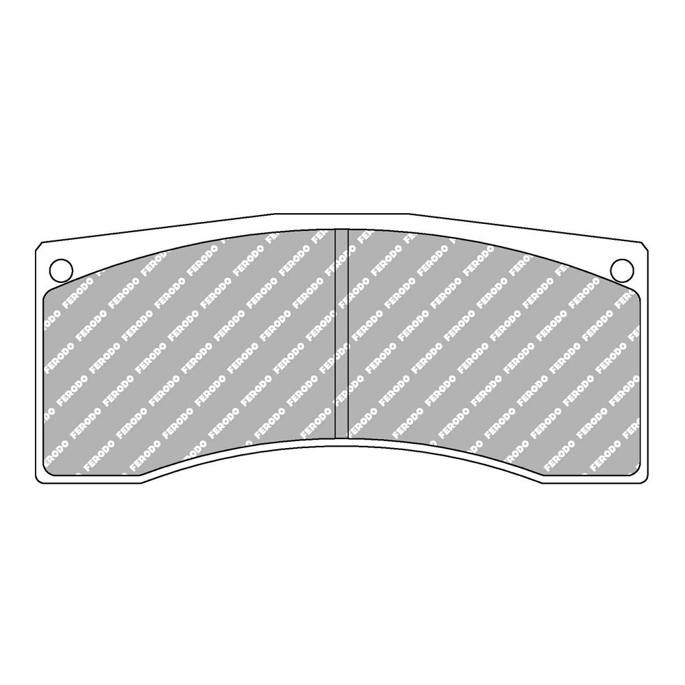 Pastilhas de travão dianteiras Ferodo DSUNO para FORD Fiesta 1.6 R5 rally (asfalto e gravilha) 01.13 - pinça BREMBOArray