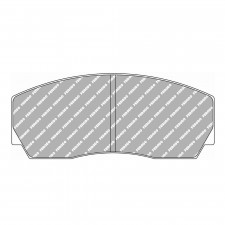 Pastillas de freno Ferodo DSUNO trasero para CHEVROLET CORVETTE C6.R FIA GT3 01.05 -  pinza BREMBO