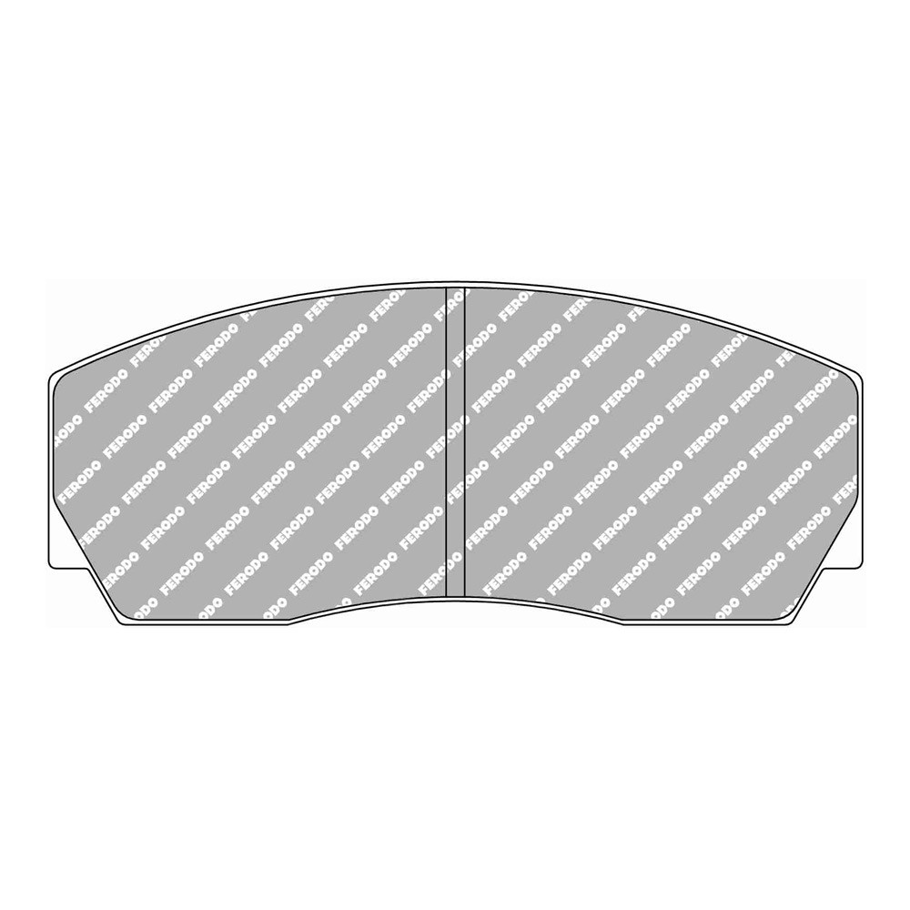 Pastilhas de travão Ferodo DS3.12 dianteiras para AC Superblower 4.9 01.97 - pinça BREMBOArray