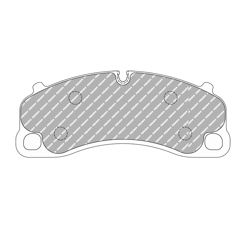 Pastillas de freno Ferodo DS3.12 delantero para PORSCHE 911 3.8 GT3 08.13 -  pinza BREMBOArray