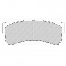 Pastillas de freno Ferodo DS3.12 delantero para PORSCHE 911 3.8 GT3 RSR 01.07 -  pinza BREMBO