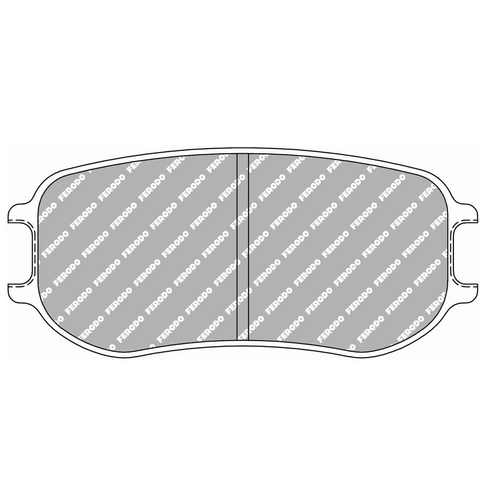 Pastilhas de travão traseiras Ferodo DS3.12 para PORSCHE 911 GT3 Cup 01.13 - pinça PFCArray