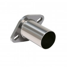 Powersprint tubo inox de conexión brida 2 agujeros