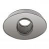 POWERPRINT Intermedio cortafuego INOX ovale