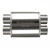 POWERPRINT Intermedio cortafuego INOX doble salidas