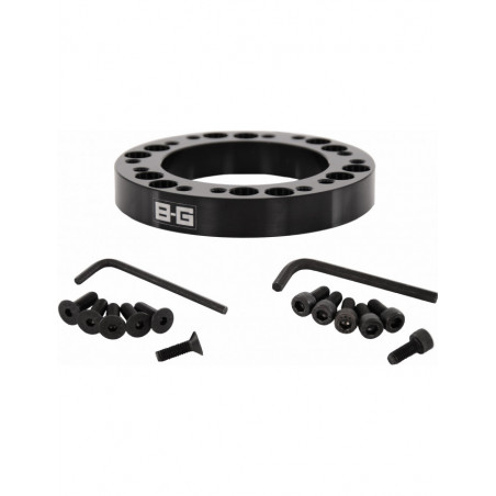 Distanciador de volante 6x70mm y 6x74mm grosor 12,5mm con tornillos