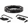 Distanciador de volante 6x70mm y 6x74mm grosor 12,5mm con tornillos
