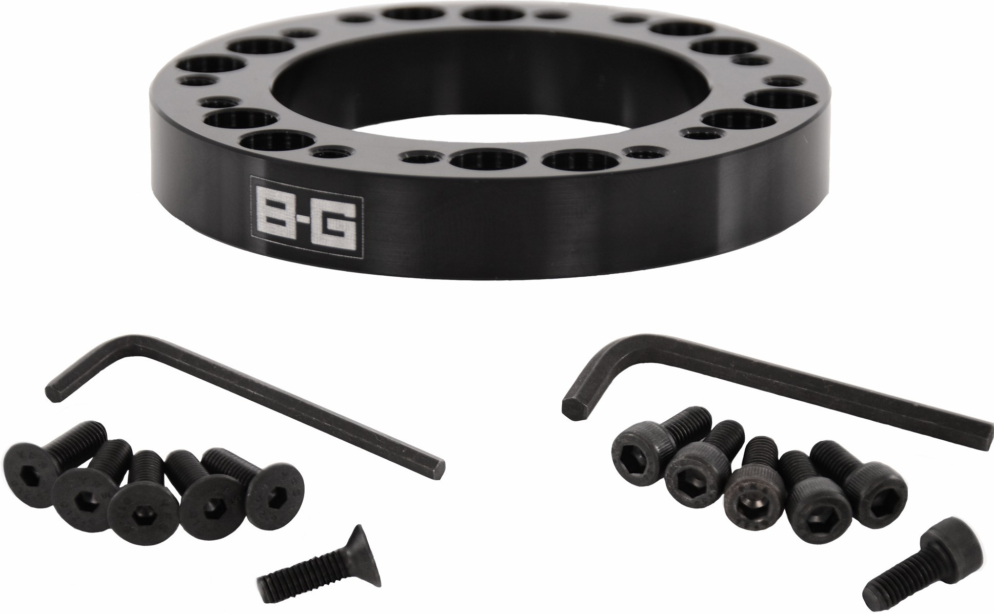 Distanciador de volante 6x70mm y 6x74mm grosor 12,5mm con tornillosArray