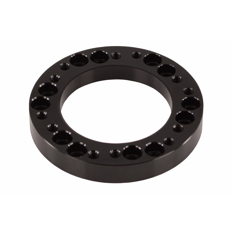 Espaçadores de volante 6x70mm e 6x74mm espessura 12,5mm com parafusosArray
