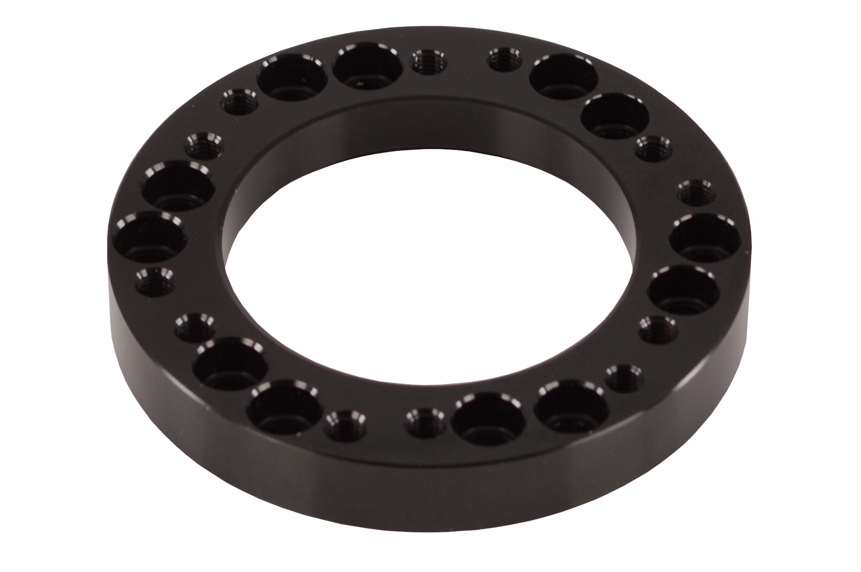 Espaçadores de volante 6x70mm e 6x74mm espessura 12,5mm com parafusosArray