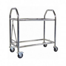 Carro para neumáticos bajo INOX longitud 1,8m