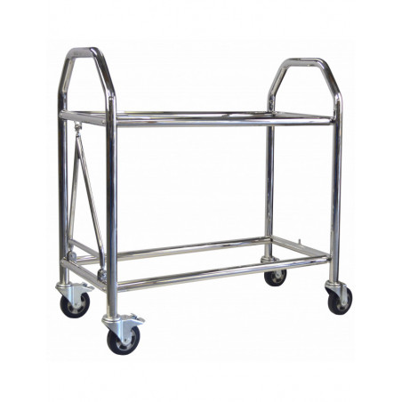 Carro para neumáticos bajo INOX longitud 1,8m