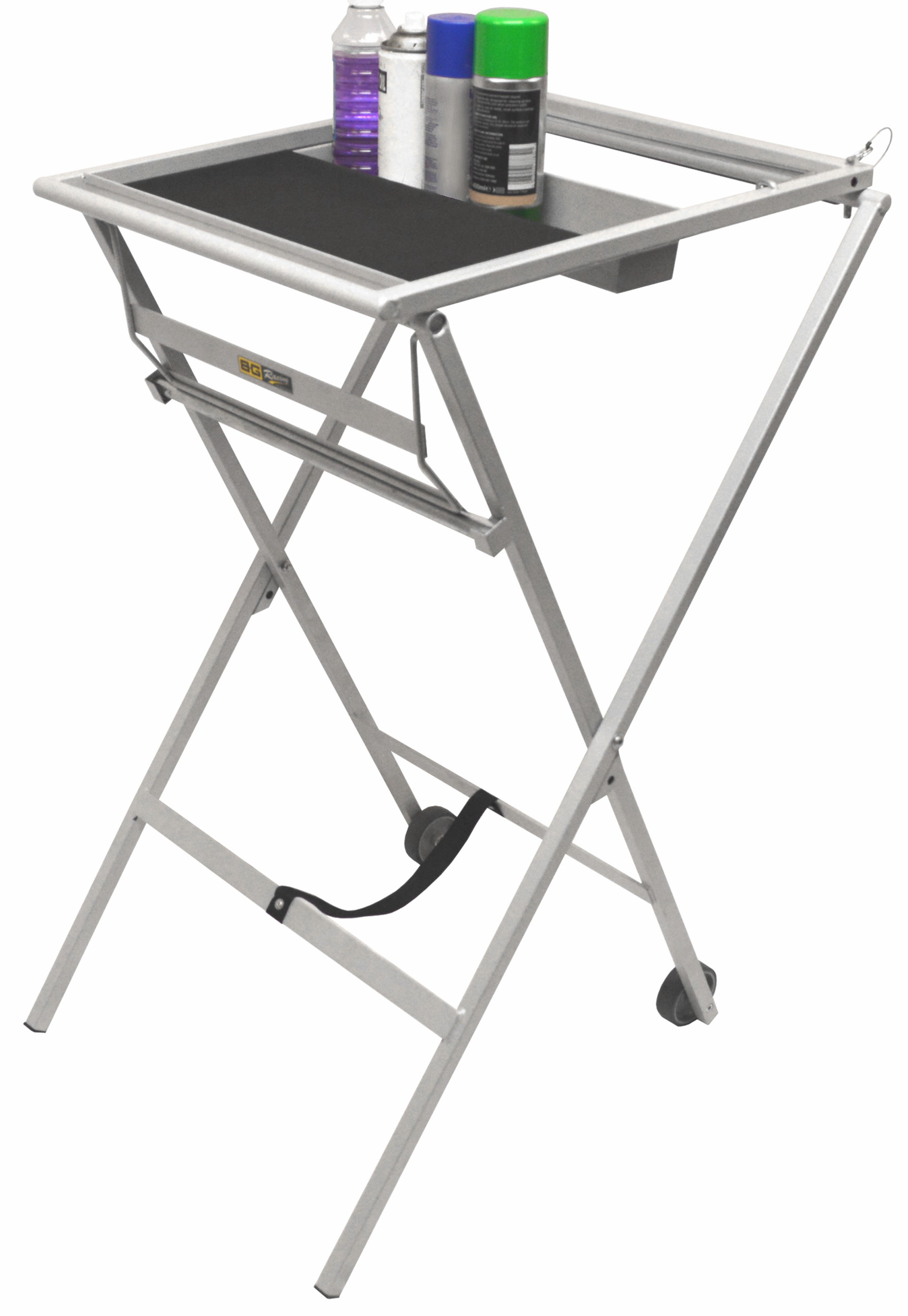 Mesa de servicio plegable, grisArray