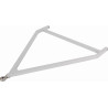 Barra de tracción/enganche gris para carro de ruedas BG-R110P/111P