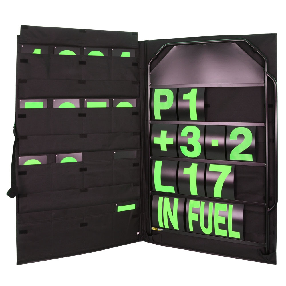 Kit señalización aluminio negro cifras verdes con bolsa protectora - GT2i EspañaArray