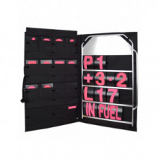 Kit de quadro negro largo em alumínio com figuras cor-de-rosa e saco