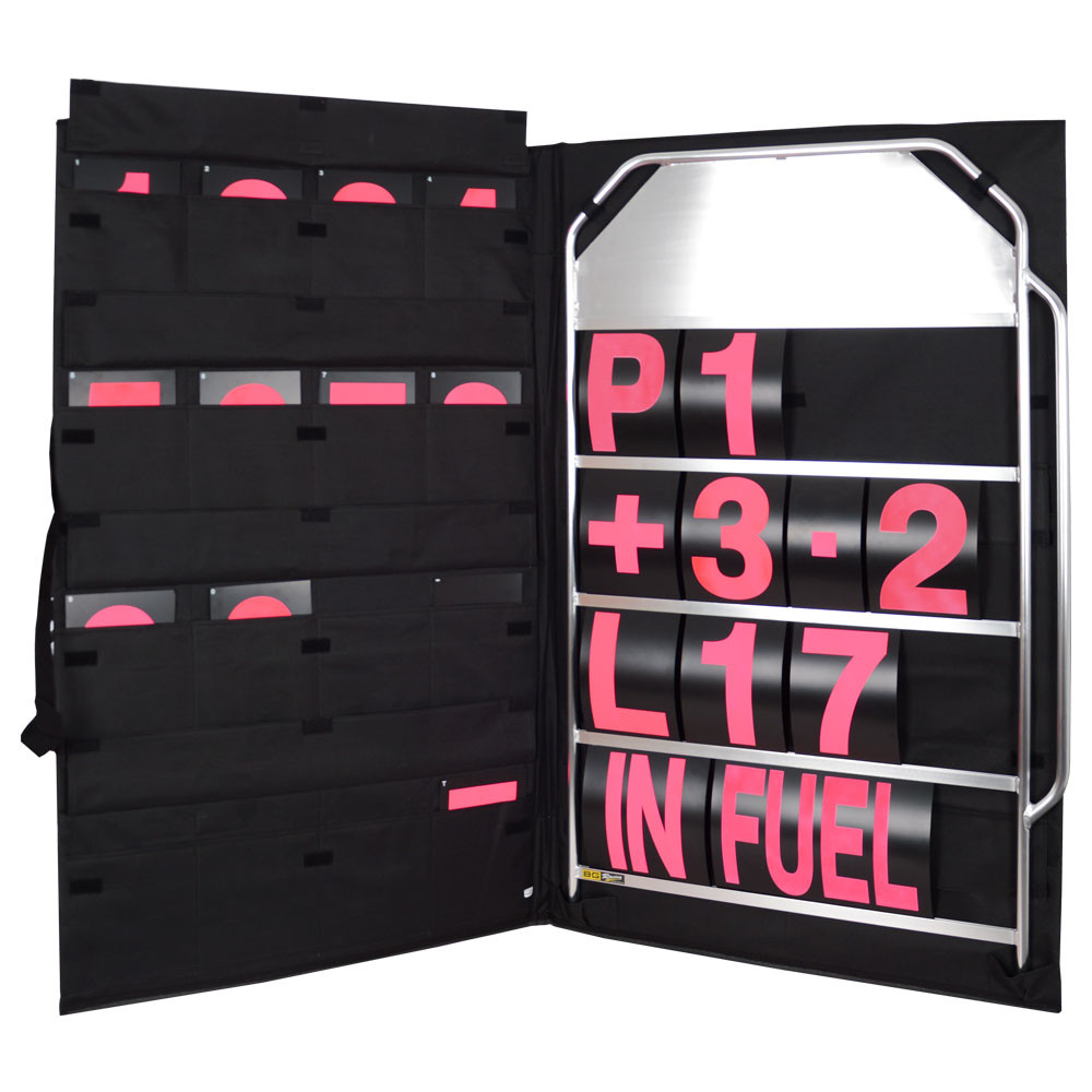 Kit señalización aluminio rosa con bolsa y cifras grandes - GT2i EspañaArray