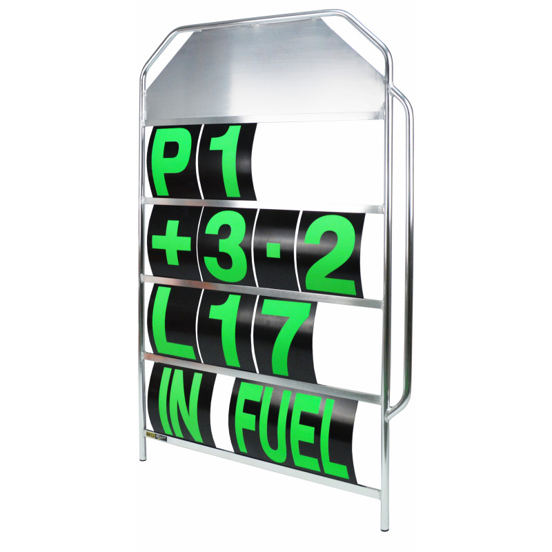Painel de sinalização em alumínio T6 1290x785 mm 4 linhas - GT2i PortugalArray