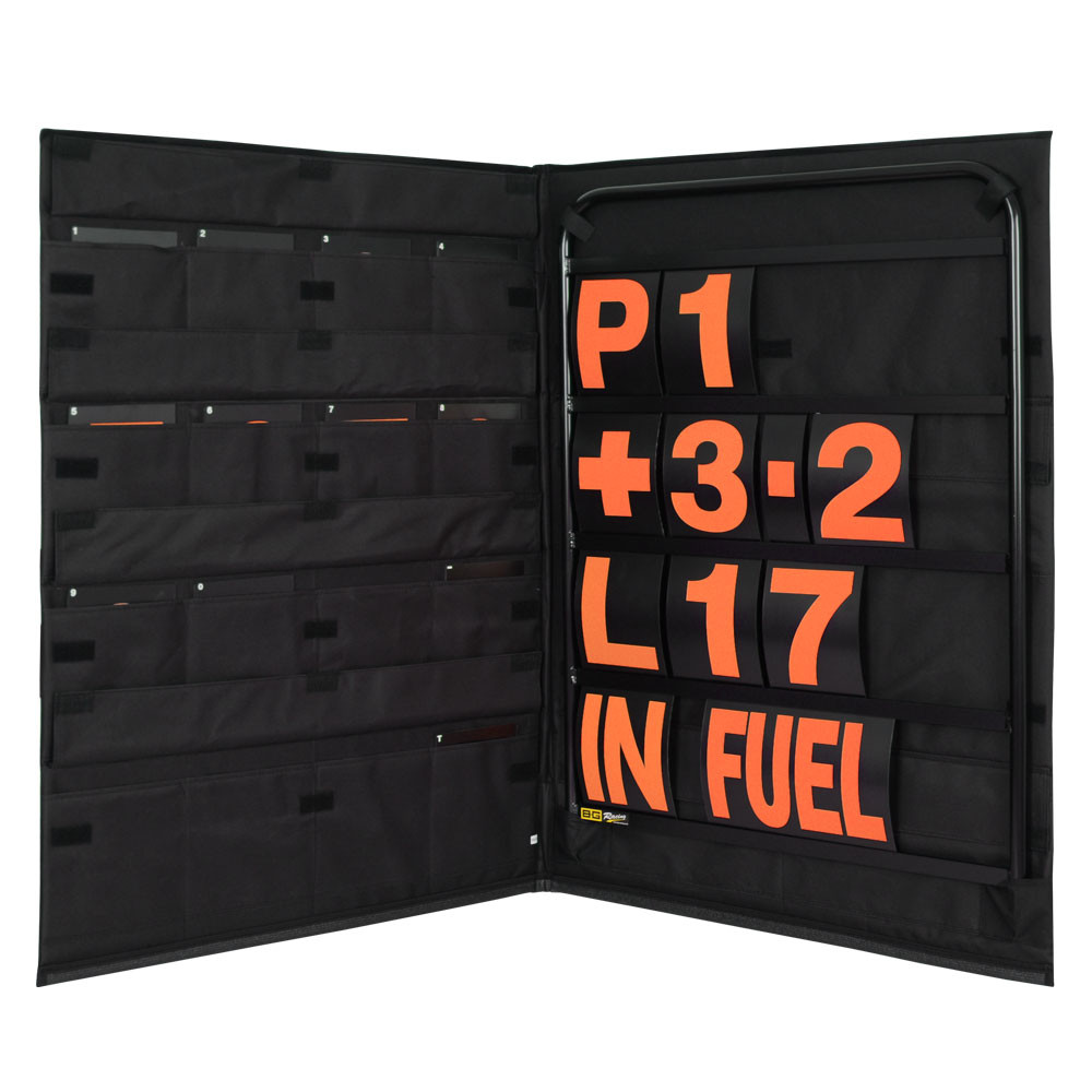 Kit de quadro negro em alumínio preto com figuras cor de laranja e saco de arrumação - GT2i PortugalArray