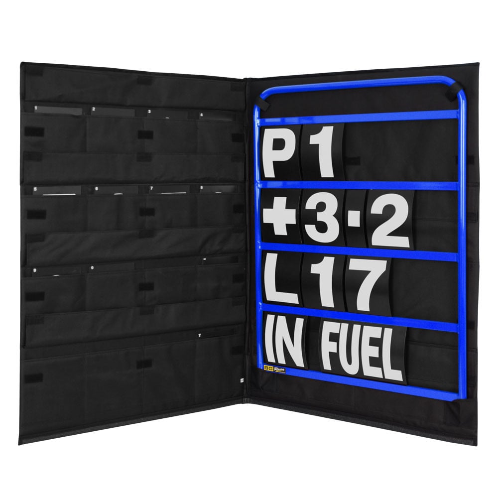 Kit de painéis de alumínio azul com figuras brancas e saco organizador - GT2i PortugalArray