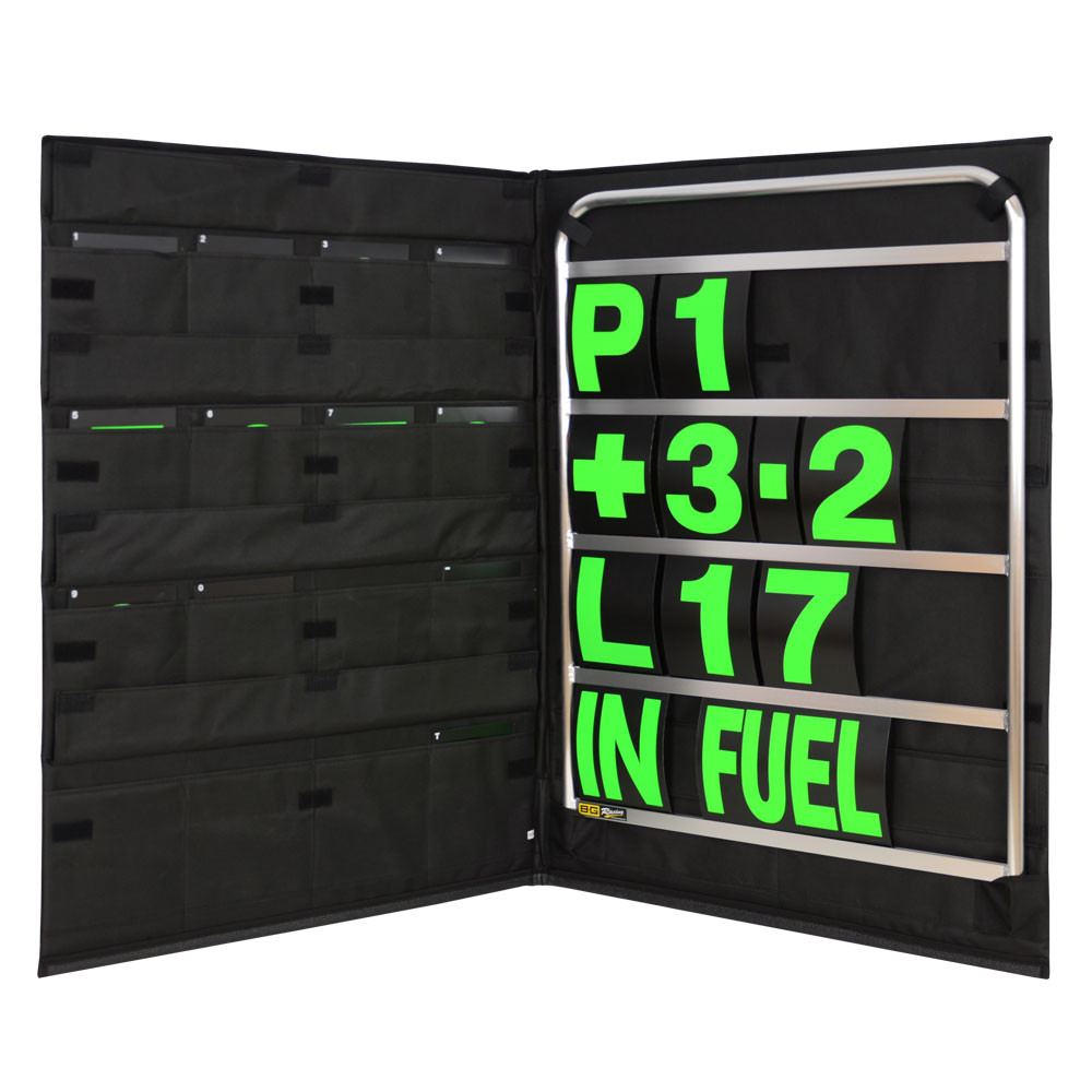Kit panelado aluminio con cifras verdes y bolsa organizadora - GT2i EspañaArray